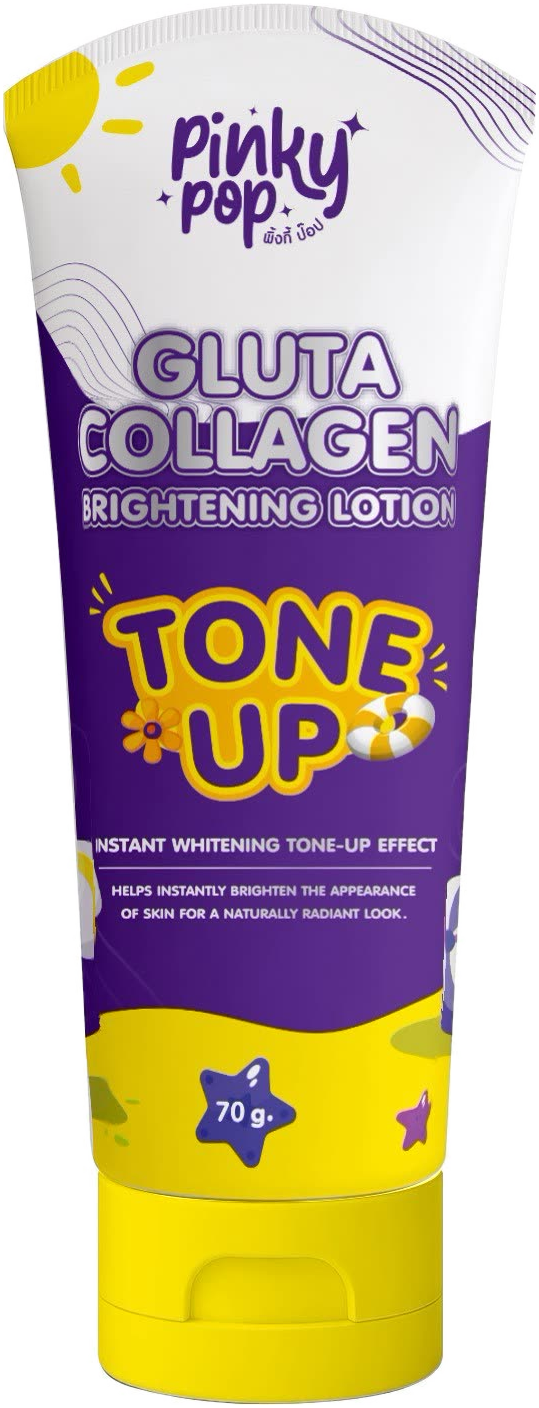 Pinky Pop Gluta Collagen Tone Up Brightening Lotion 70 กรัม